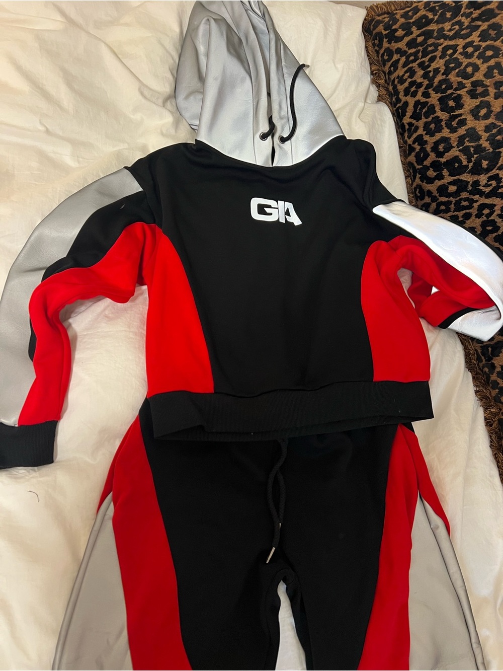 I. Am. Gia. Holographic, red and black tracksuit. - Picture 8 of 10
